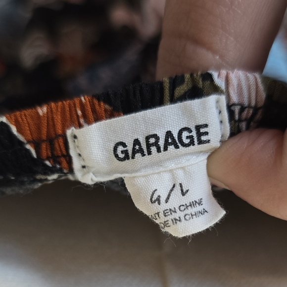 Garage | Button Front Mini Dress With Pockets | Size Lg - Picture 6 of 6